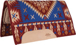 Mustang Show Woolen Saddle Pad- Tribal Leaf