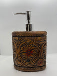 Leather Print Soap Dispenser