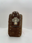 Montana West Cowhide Phone Holder